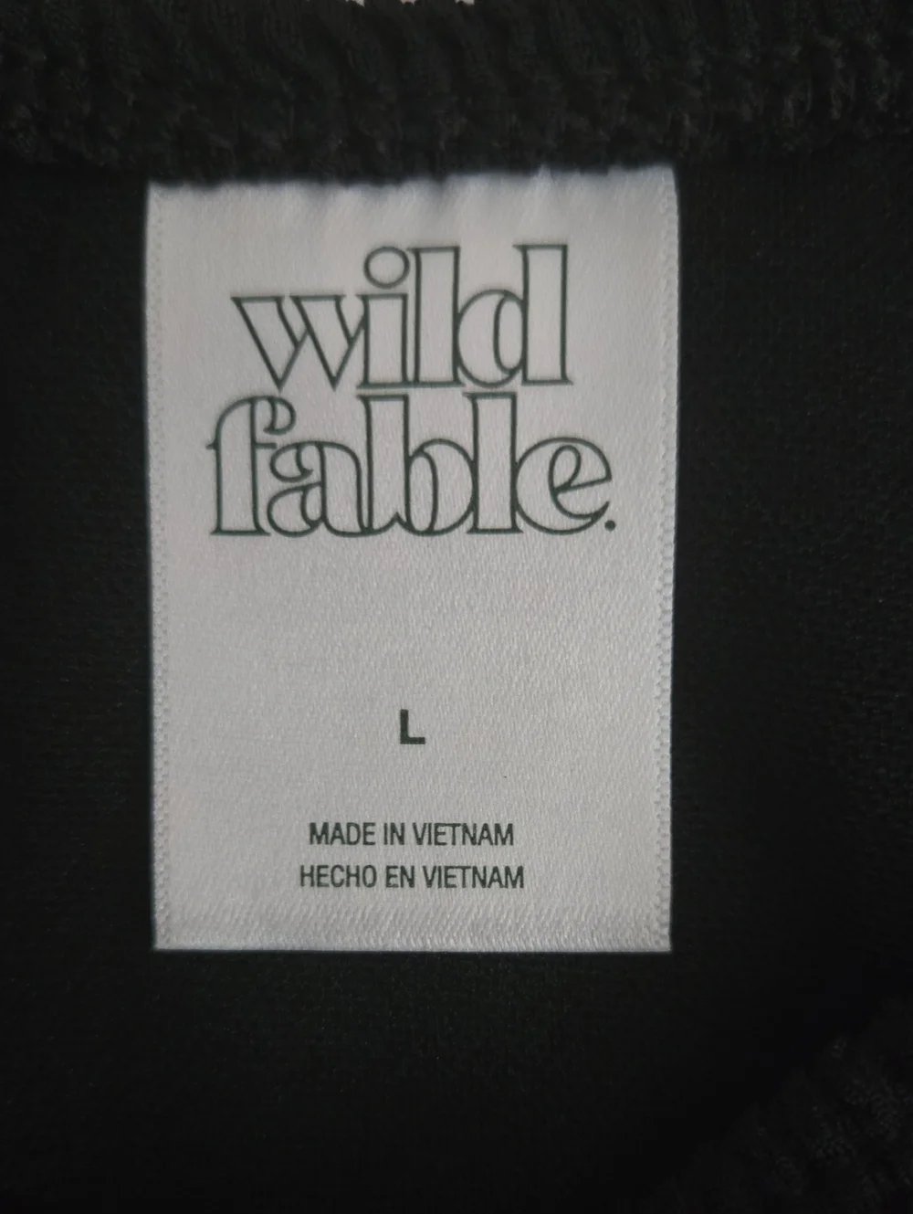 NWT Wild Fable Black Pucker Textured Ultra High Leg Cheeky Bikini Bottom